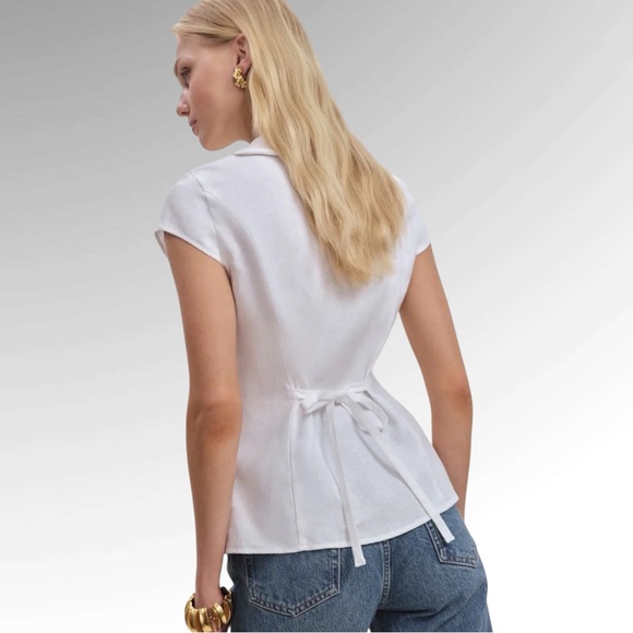 Reformation Molly Linen Shirt - Picture 4 of 8